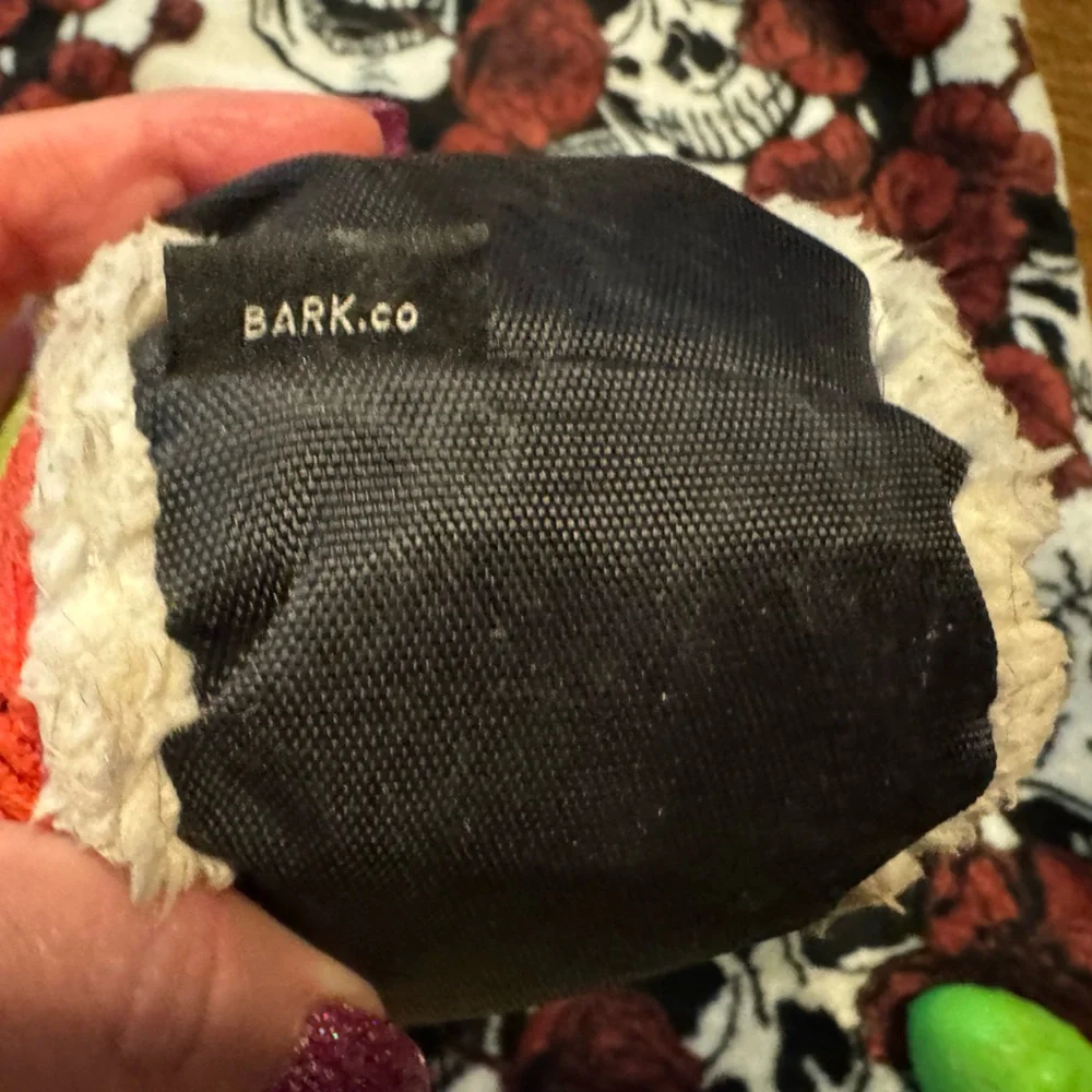 Bark Box Super Chewer L Rip & reveal Sushi Dog Toy